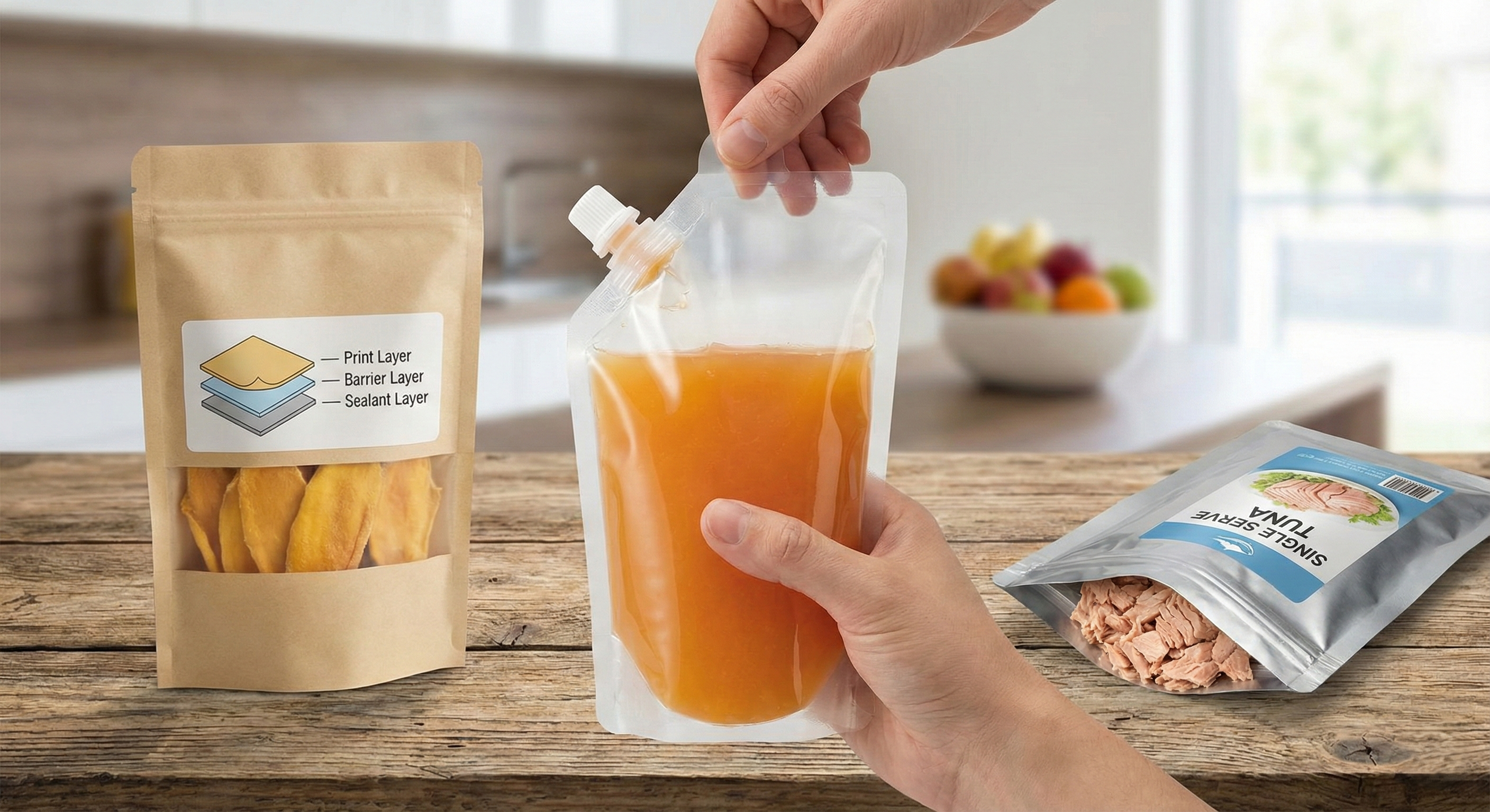 Multilayer Food Grade Pouches